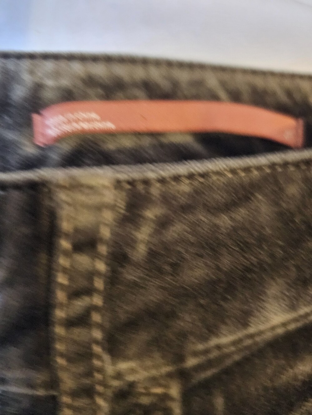 Pilcro Anthropologie Olive Gray Velvet Bootcut Pants Size 27 - Picture 6 of 16
